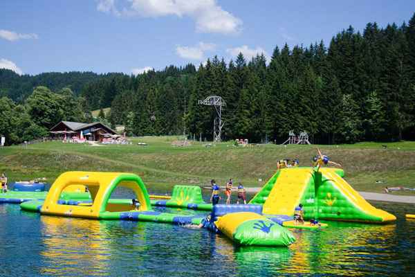Le parc aquatique Wibit Les Gets